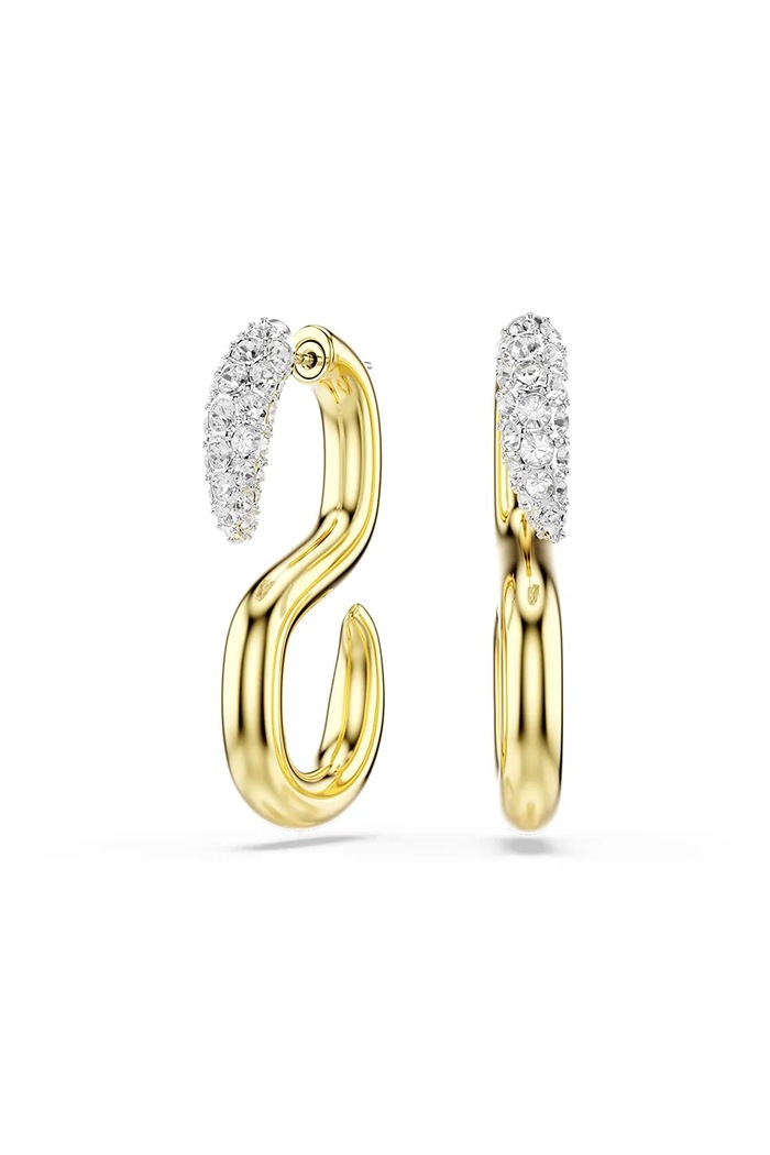 Swarovski dámske náušnice s kryštálom Swarovski DEXTERA zlatá 5741796