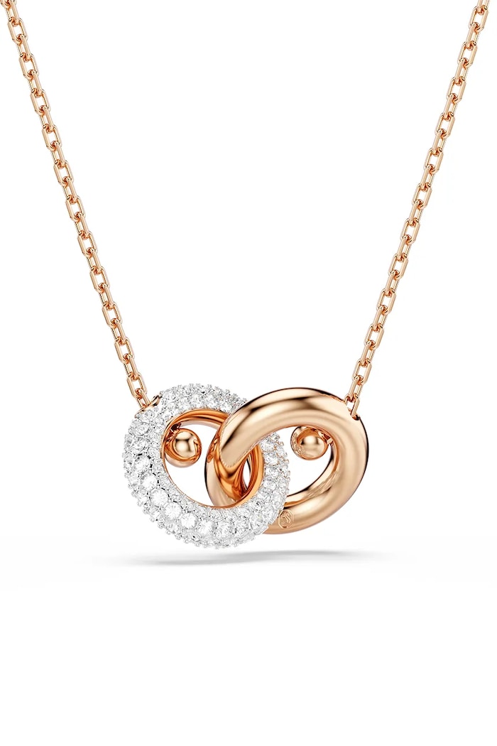 Swarovski naszyjnik DEXTERA złoty 5738200