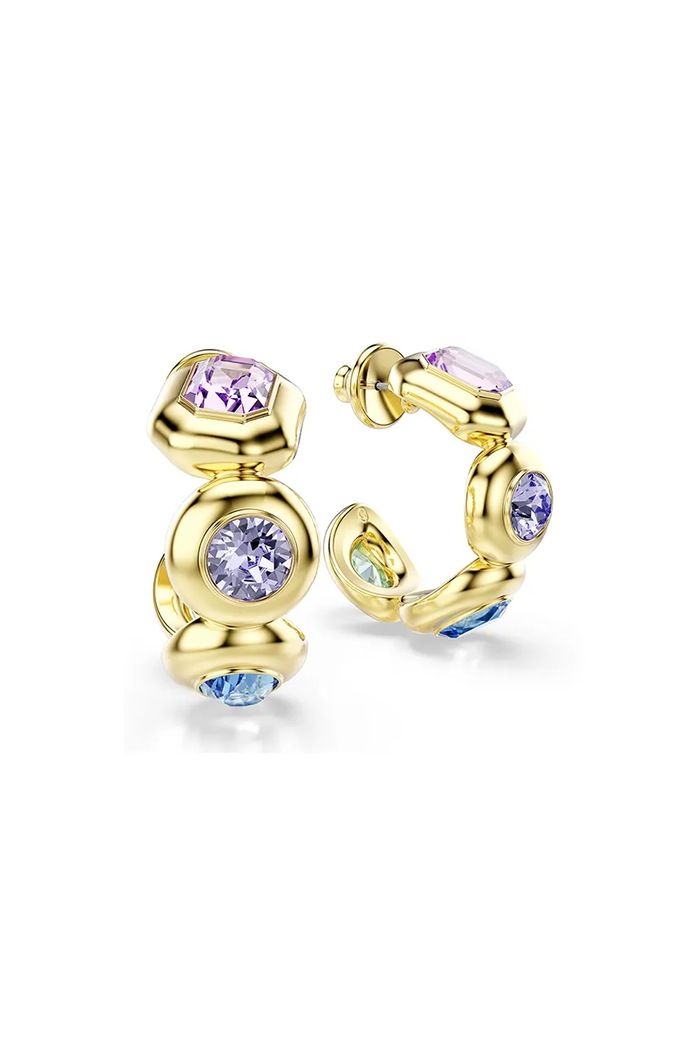 Swarovski kolczyki GEMA złoty 5737444