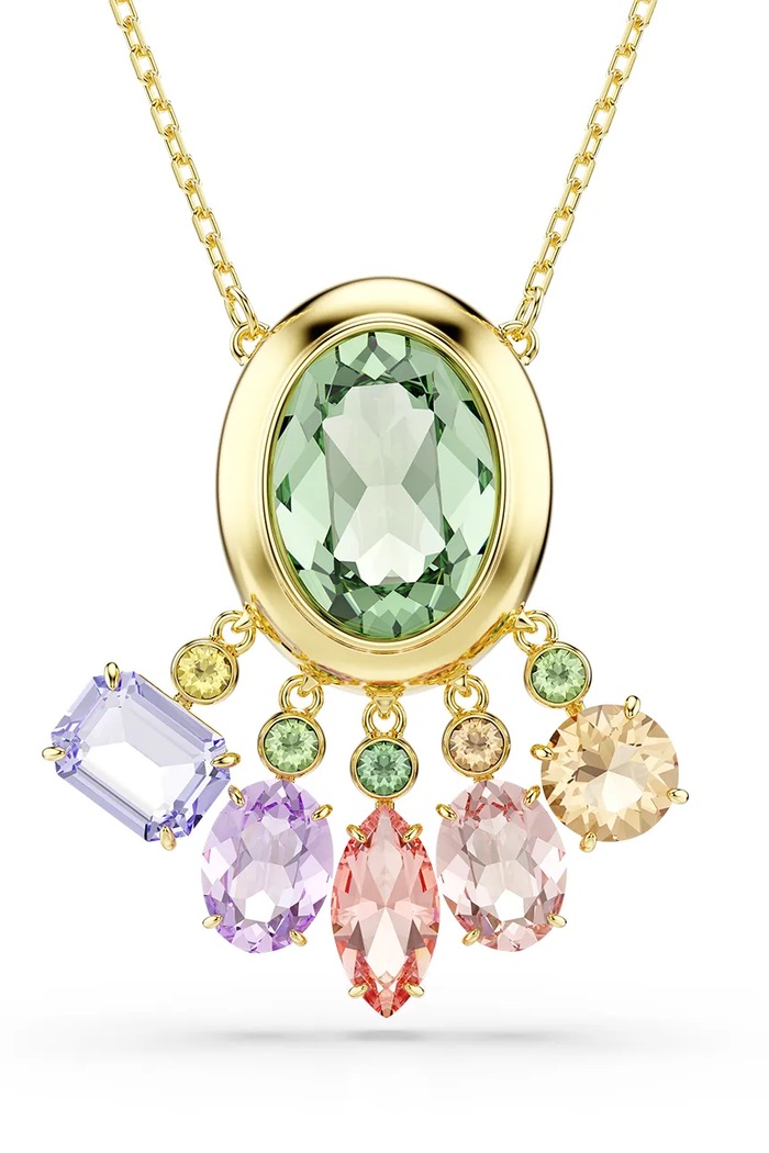 Колие Swarovski GEMA кристли Swarowski злато 5741587