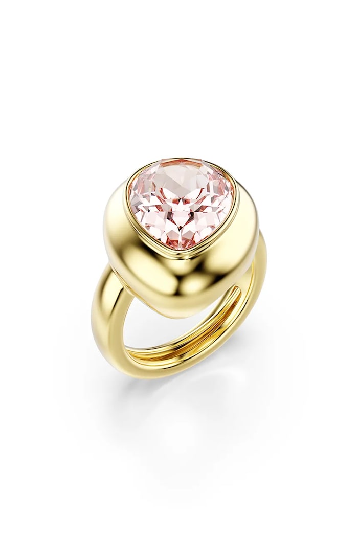 Swarovski prstan ženski pozlačen s Swarovski kristalom GEMA 5741583 zlata SS26