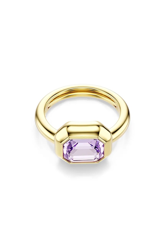Swarovski prstan ženski pozlačen s Swarovski kristalom GEMA 5741583
