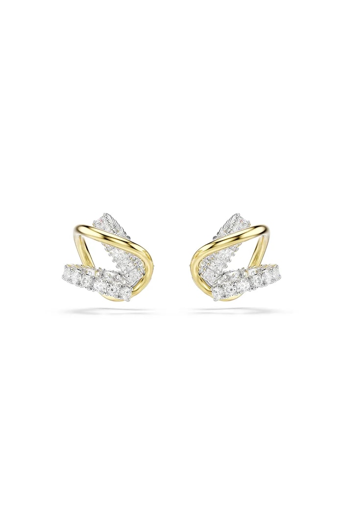 Náušnice Swarovski HYPERBOLA 5742842 zlatá SS26