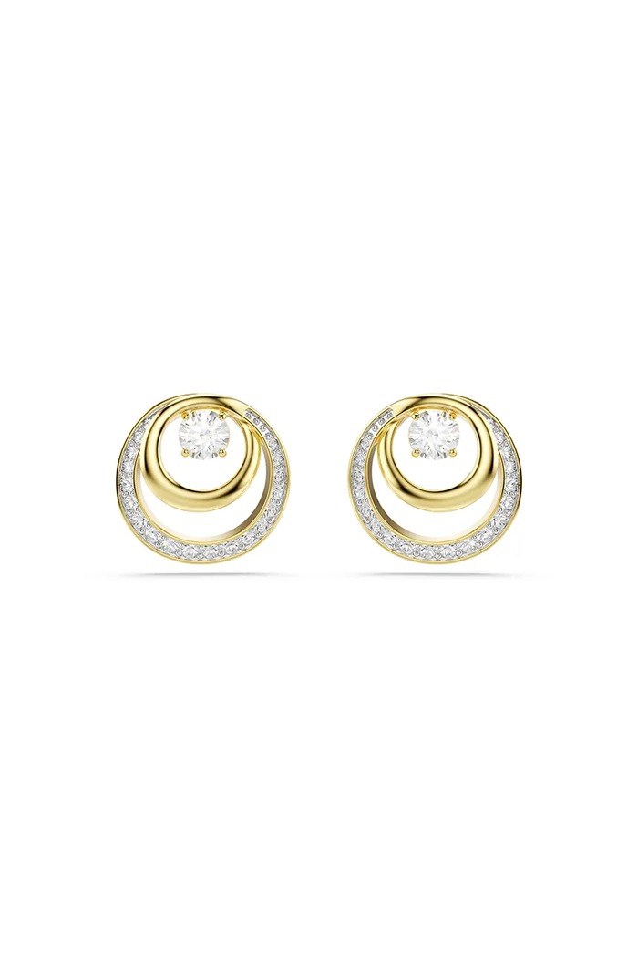 Swarovski kolczyki HYPERBOLA cyrkonia złoty 5740407