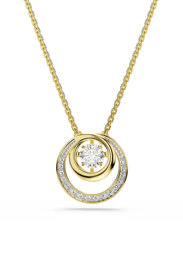 Ogrlica Swarovski HYPERBOLA cirkonij zlatna 5738248