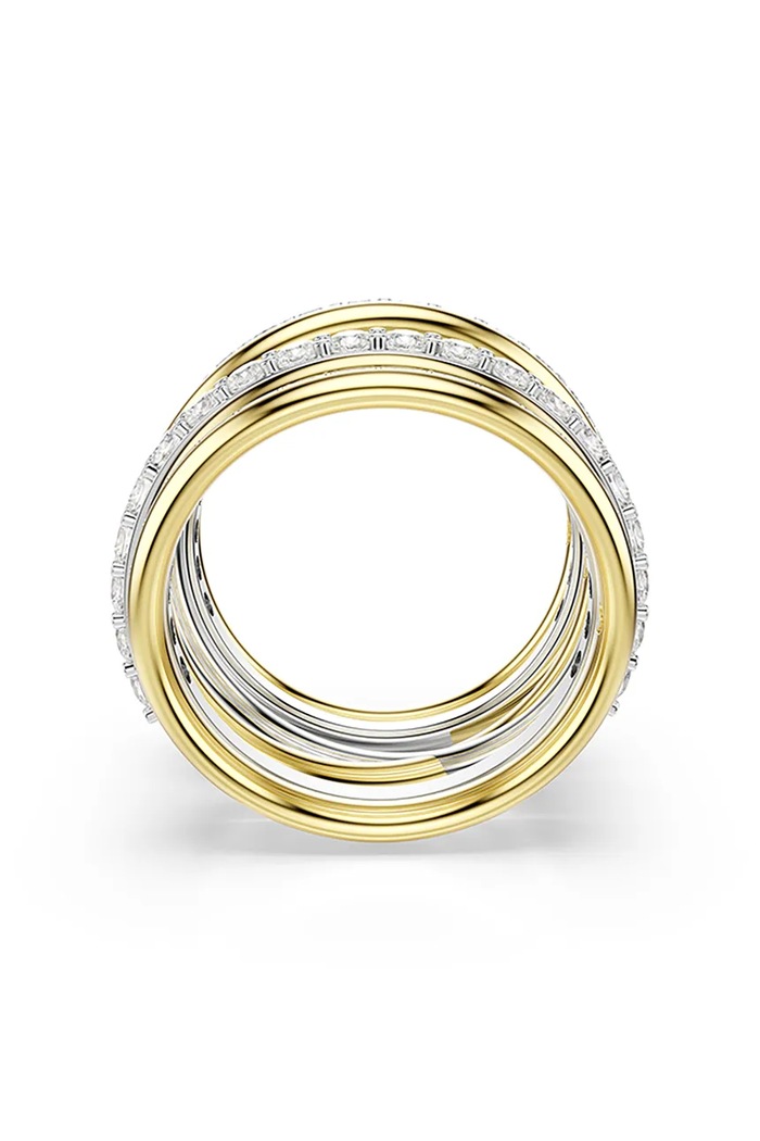 Swarovski pierścionek HYPERBOLA 5740411 złoty SS26