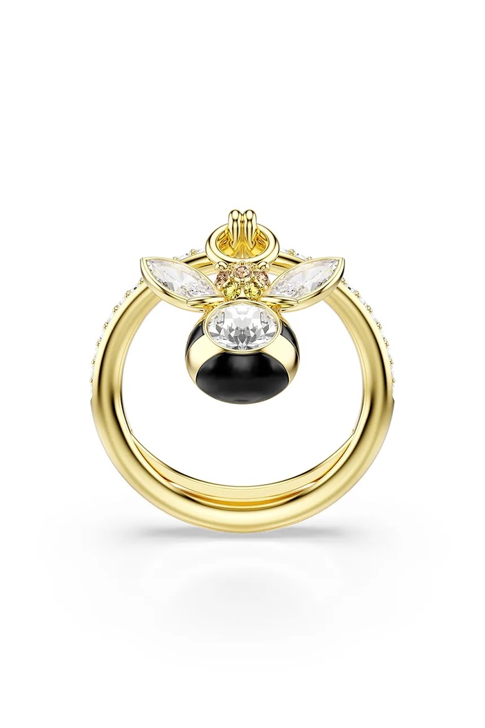 Prsteň Swarovski IDYLLIA 5748152 zlatá SS26
