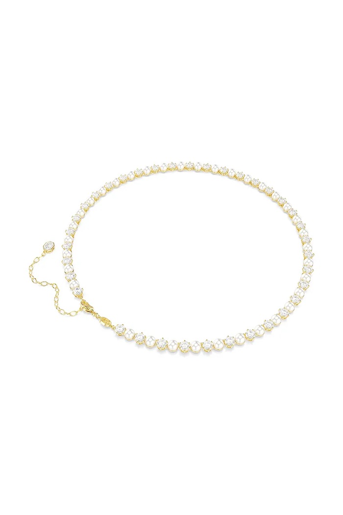 Swarovski naszyjnik MATRIX 5742039 złoty