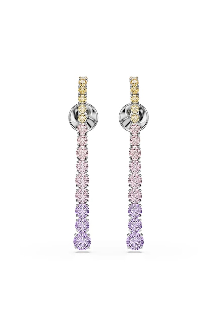 Swarovski dámske náušnice so zirkónmi MATRIX 5751195 ružová SS26