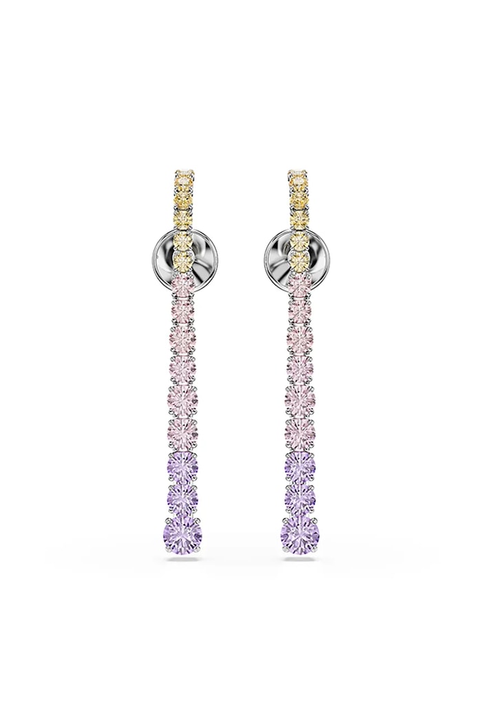 Swarovski dámske náušnice so zirkónmi MATRIX 5751195 ružová SS26