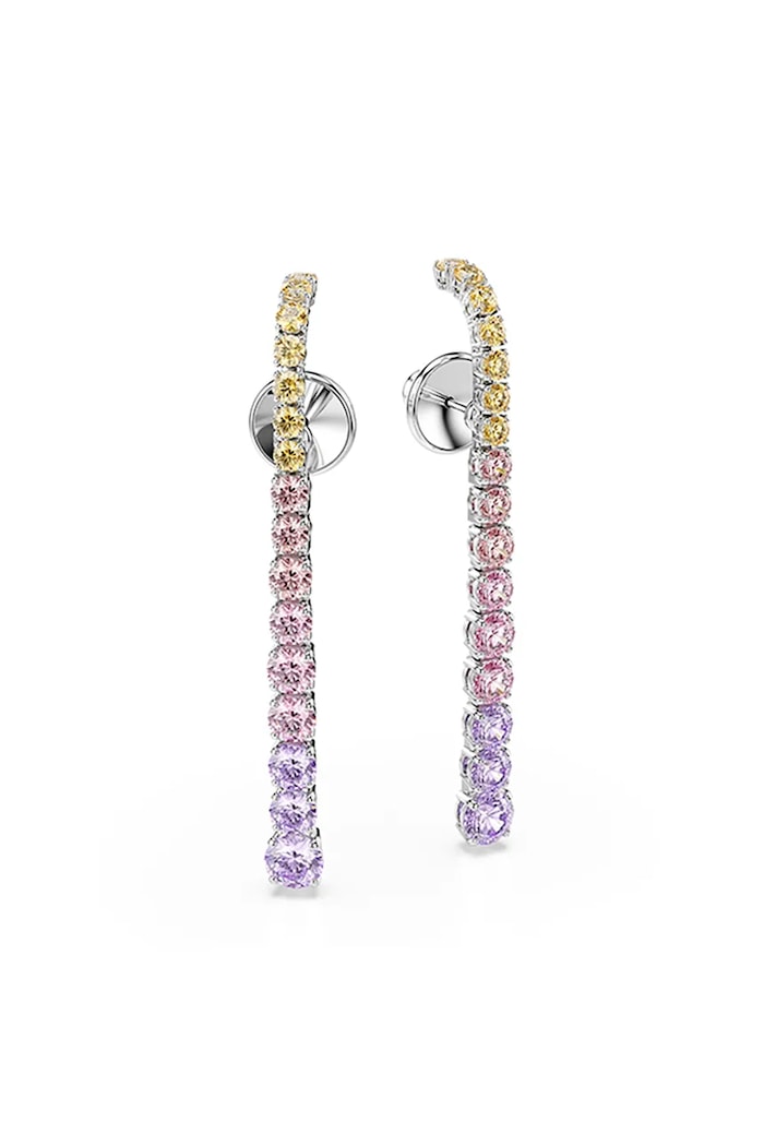 Swarovski dámske náušnice so zirkónmi MATRIX ružová 5751195