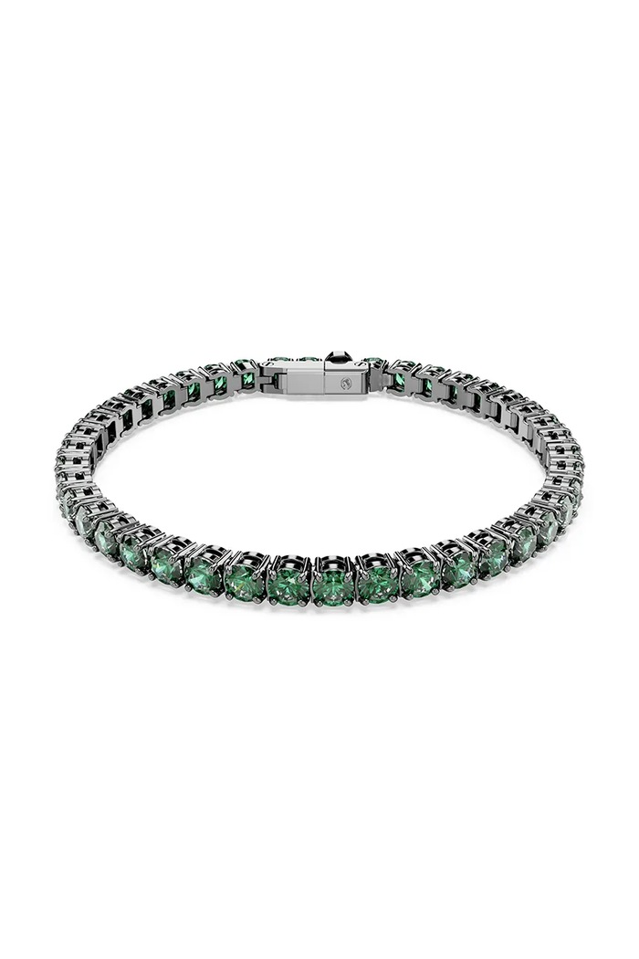 Гривна Swarovski MATRIX кристли Swarowski зелен 5743446