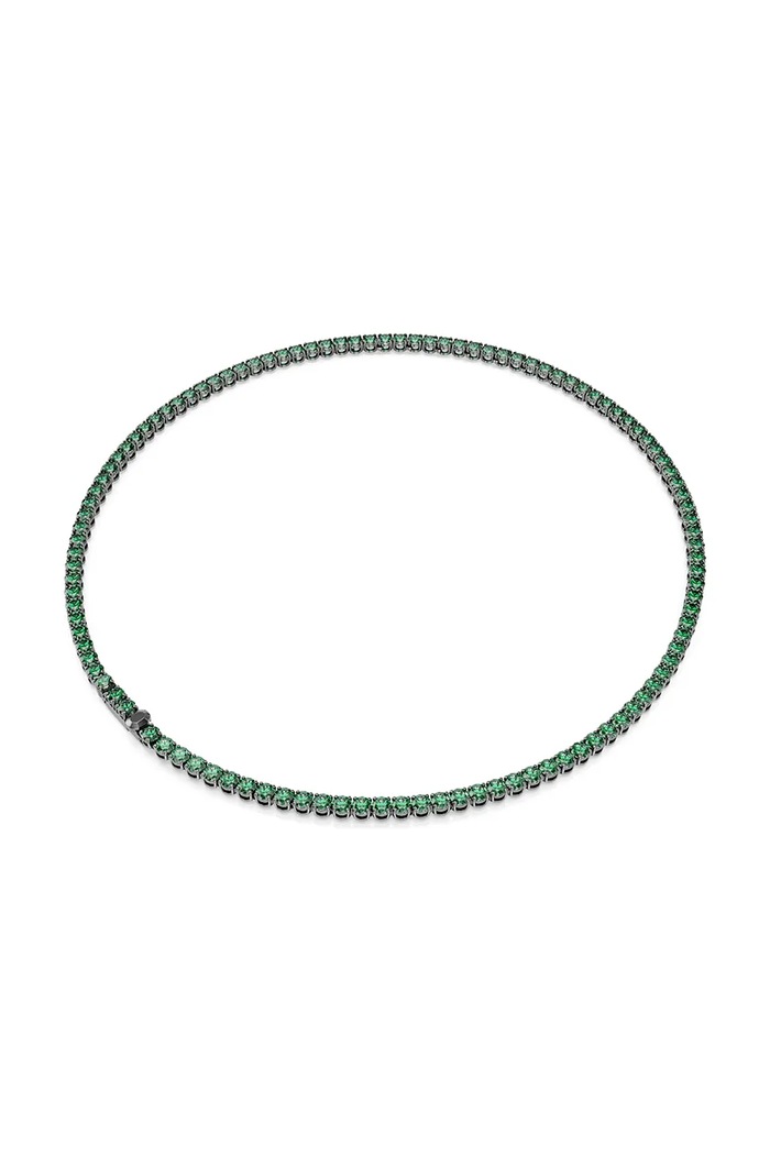 Swarovski ogrlica ženska kubični cirkonij MATRIX 5743471 zelena