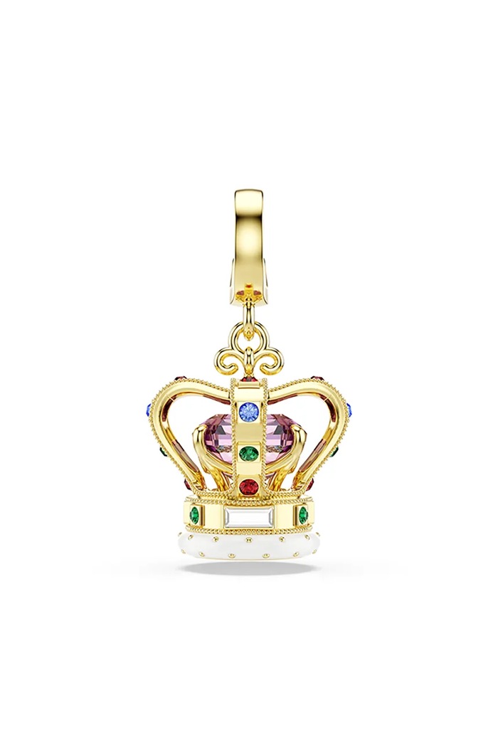 Swarovski přívěsek dámský kovový s Swarovski krystalem MINIONS zlatá 5753019
