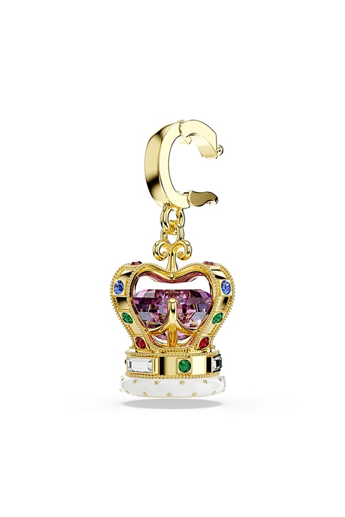 Doplňky Swarovski přívěsek dámský kovový s Swarovski krystalem MINIONS 5753019 zlatá