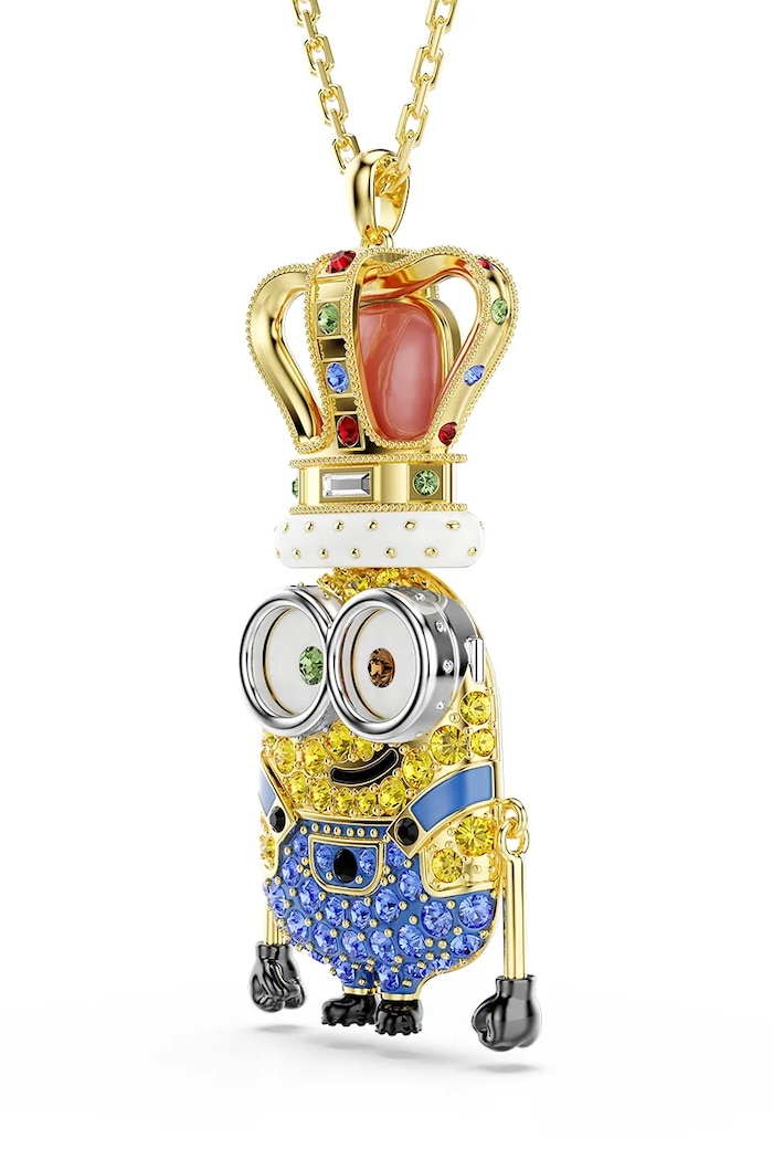 Doplnky Swarovski náhrdelník s príveskom dámsky pozlátený swarovski kryštál MINIONS 5743385 zlatá
