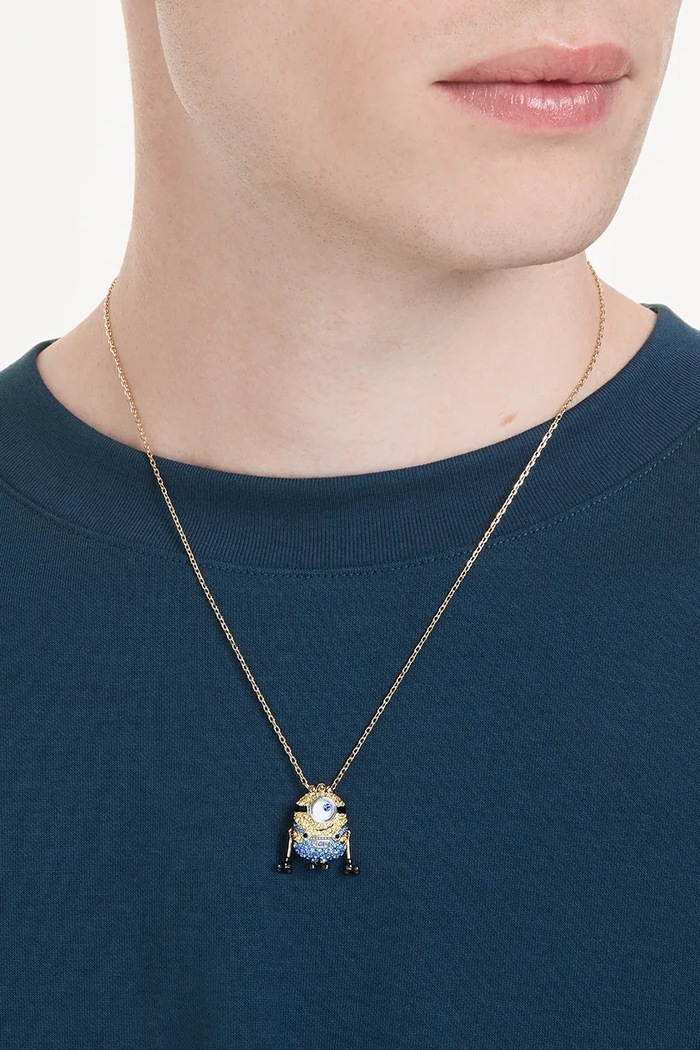 Swarovski naszyjnik damski pozłacany z cyrkonią MINIONS 5751614