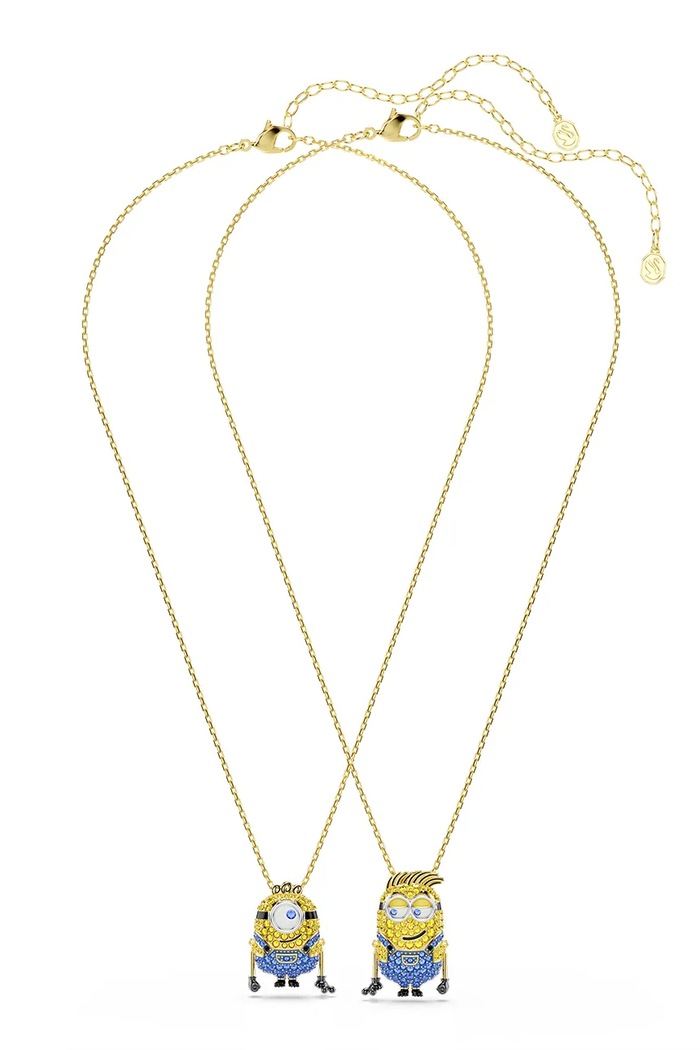 Akcesoria Swarovski naszyjnik damski pozłacany z cyrkonią MINIONS 5751614 złoty