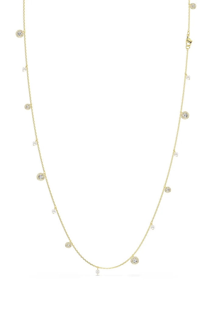 Swarovski naszyjnik UNA cyrkonia złoty 5742380