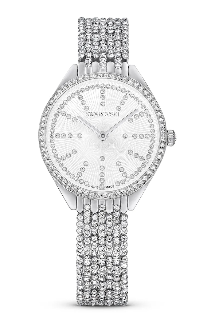 Hodinky Swarovski SWAROVSKI ATTRACT strieborná 5742479