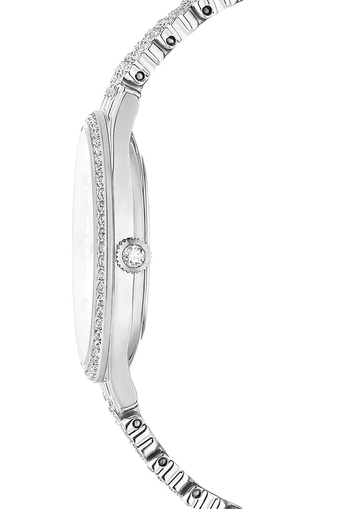 Hodinky Swarovski SWAROVSKI ATTRACT strieborná 5742479