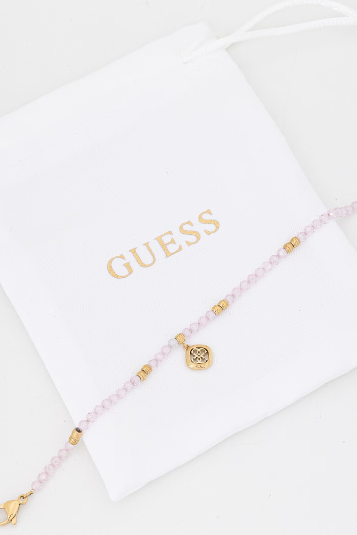 Doplňky Guess náramek dámský z nerezové oceli JAIPUR SPLENDOR JUBB06.147JW růžová