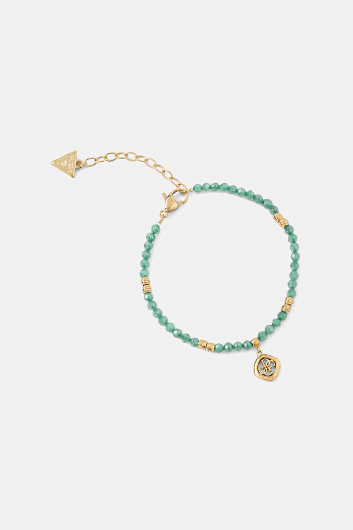 Guess βραχιόλι γυναικείο από ανοξείδωτο ατσάλι JAIPUR SPLENDOR πράσινο JUBB06.147JW