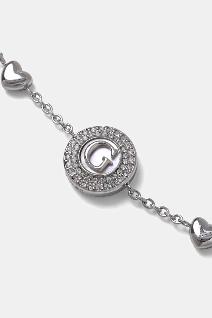 Guess náramok dámsky z nehrdzavejúcej ocele G TALISMAN JUBB06.208JW strieborná SS26