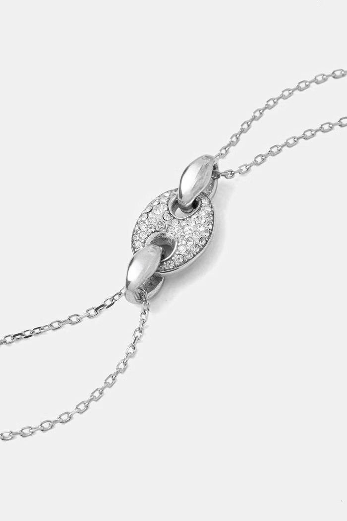 Guess Гривна женска от неръждаема стомана MARINA JUBB06.222JW сребърен SS26