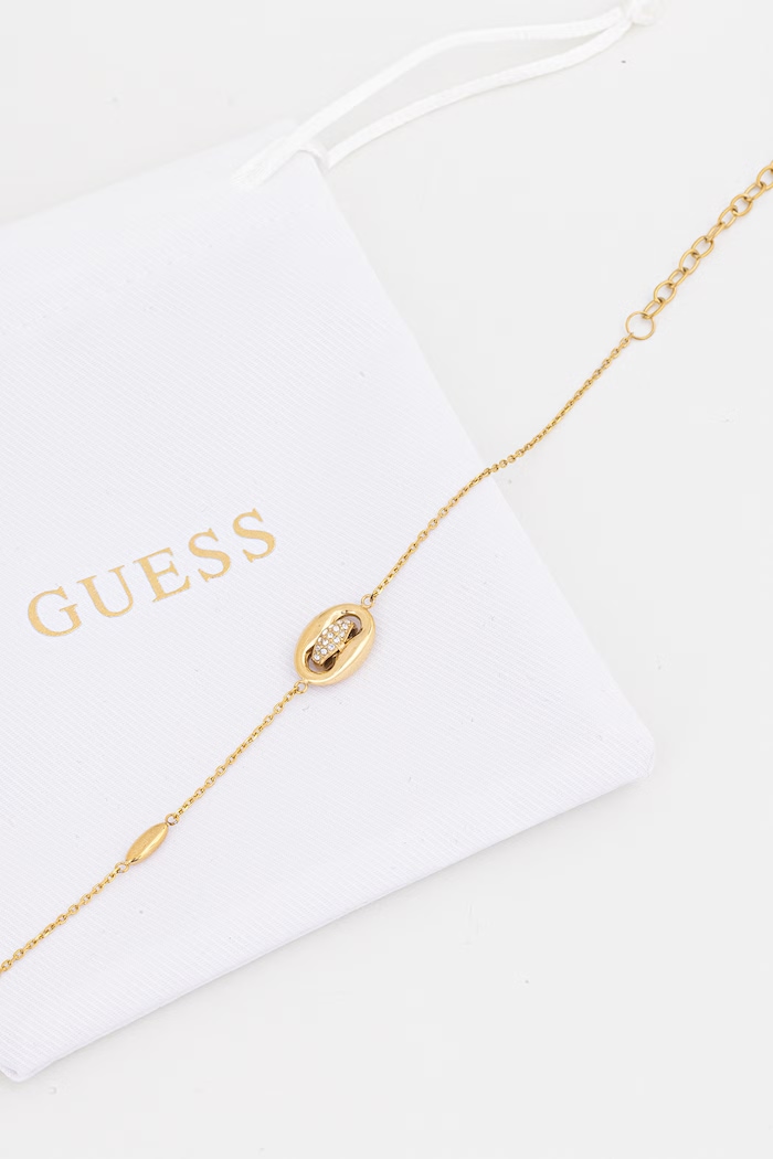 Doplňky Guess dámský náramek z nerezové oceli MARINA JUBB06.224JW zlatá