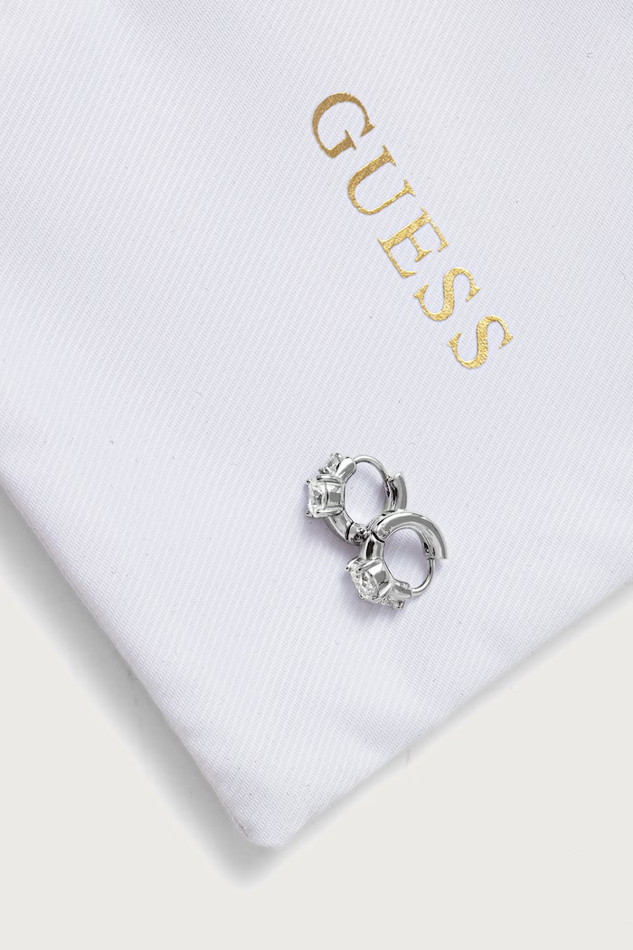 Kiegészítők Guess Női rozsdamentes acél fülbevaló PIERCING STUDIO JUBE06.270JW ezüst