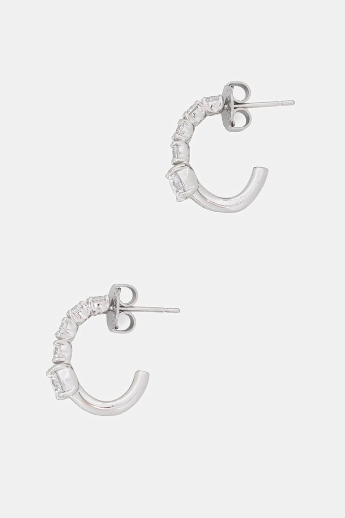 Guess náušnice dámske z nehrdzavejúcej ocele PIERCING STUDIO strieborná JUBE06.272JW