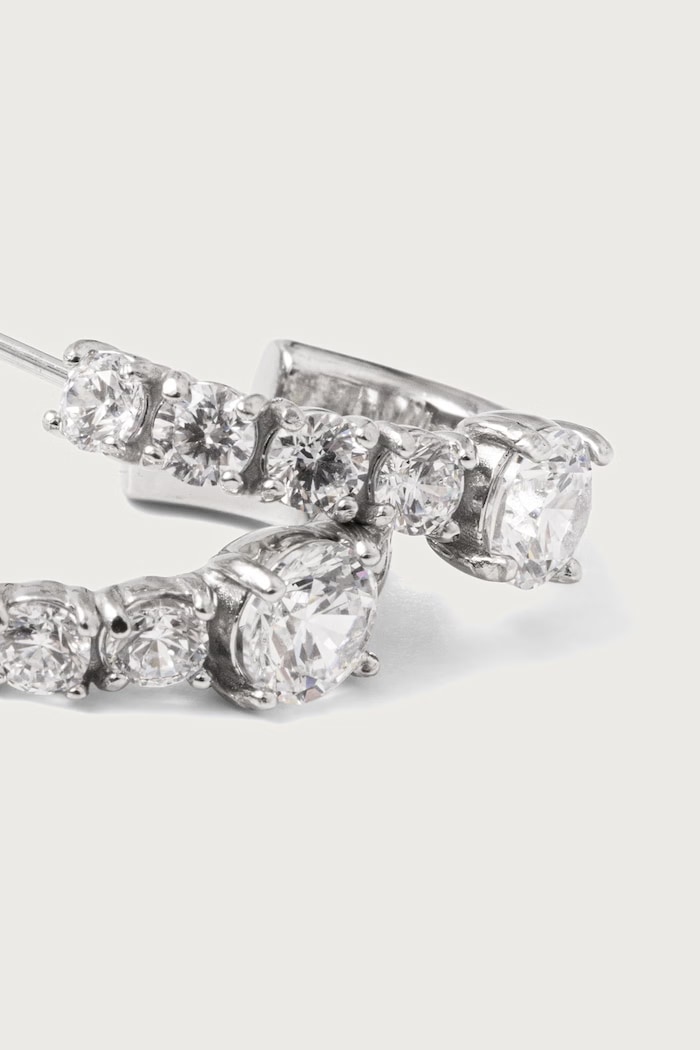 Guess Náušnice dámské z nerezové oceli PIERCING STUDIO JUBE06.272JW stříbrná SS26