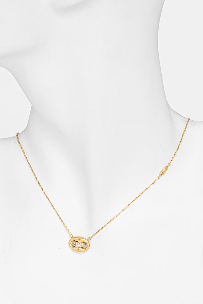 Doplňky Guess řetízek dámský z nerezové oceli MARINA JUBN06.223JW zlatá