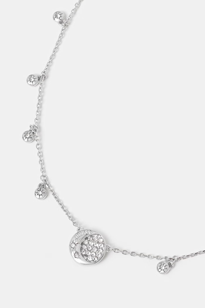 Guess naszyjnik damski ze stali nierdzewnej AURORA JUBN06.238JW srebrny SS26