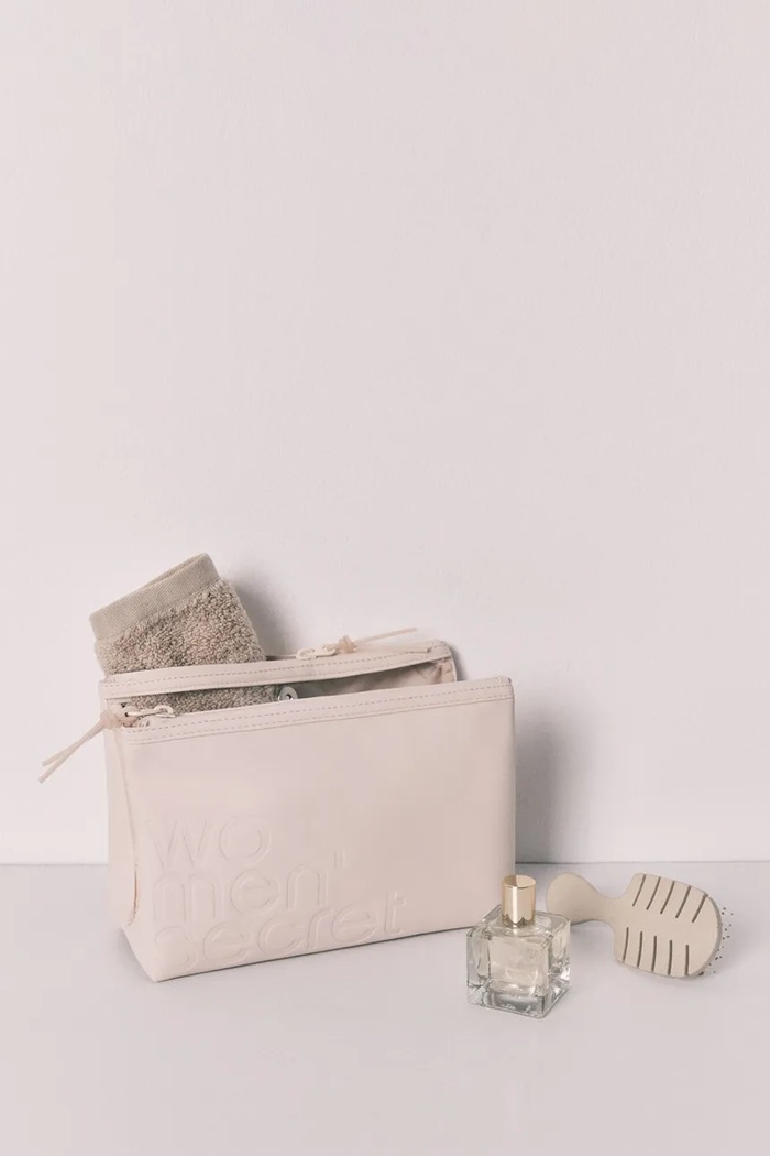 Kozmetická taška women'secret béžová 4843031