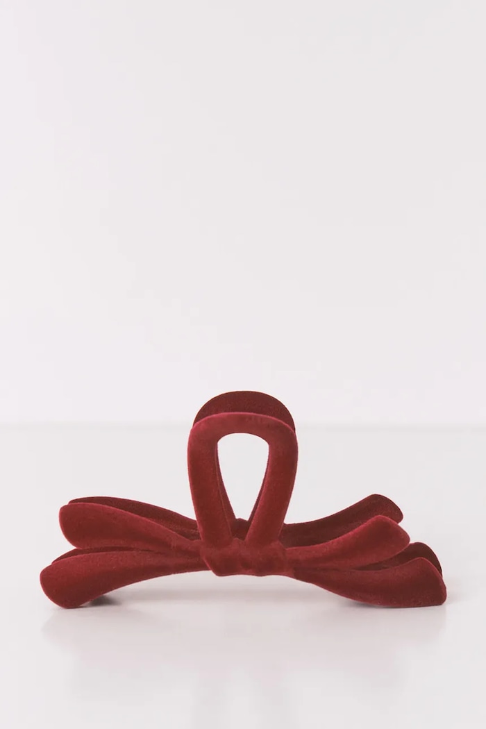 women'secret agrafă de păr burgundia 7893579