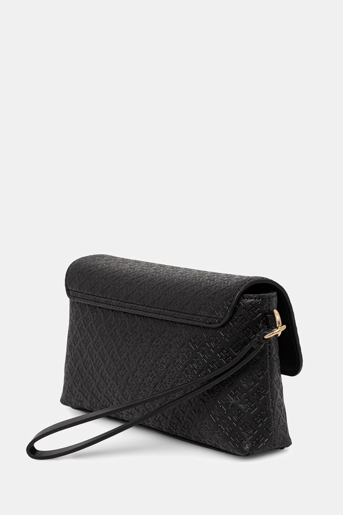Tommy Hilfiger săculeț pentru femei, cu imitație de piele AW0AW18602 negru SS26