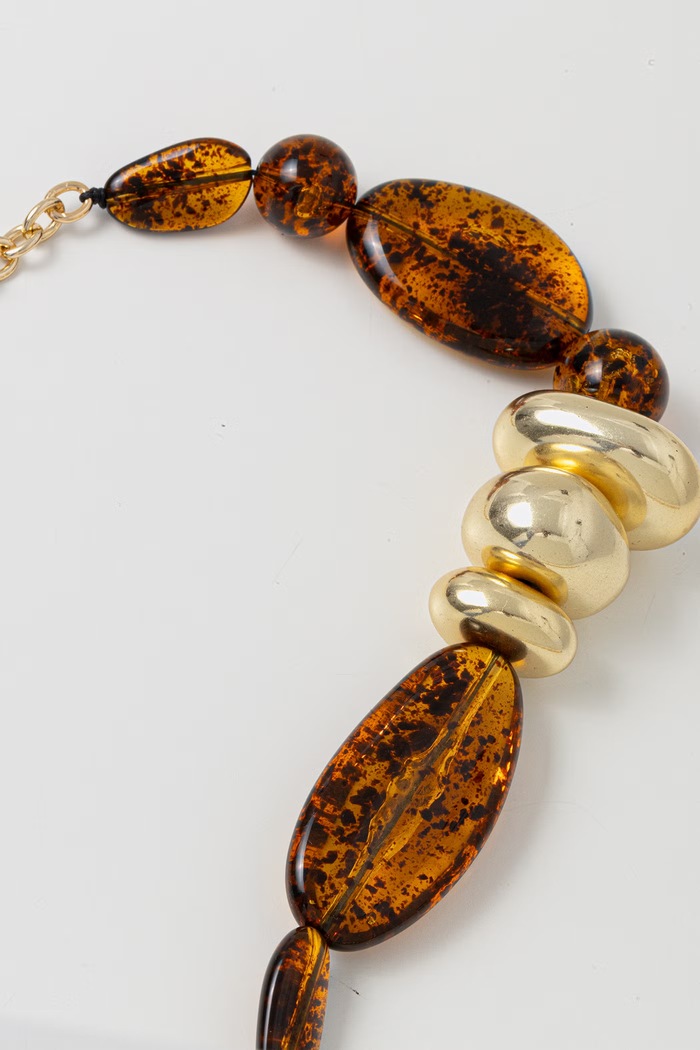Accesorii Luisa Spagnoli colier pentru femei Nerine 543043 aur