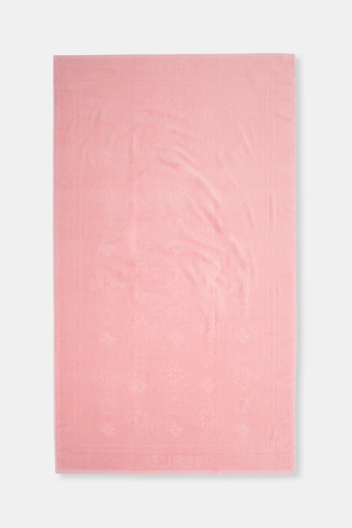 Guess asciugamano grande in cotone rosa E6GZ01.KG490