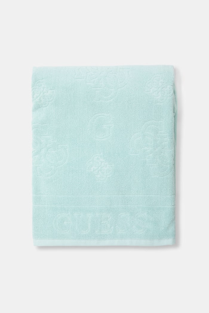 Guess ręcznik kąpielowy bawełniany E6GZ01.KG490 turkusowy SS26