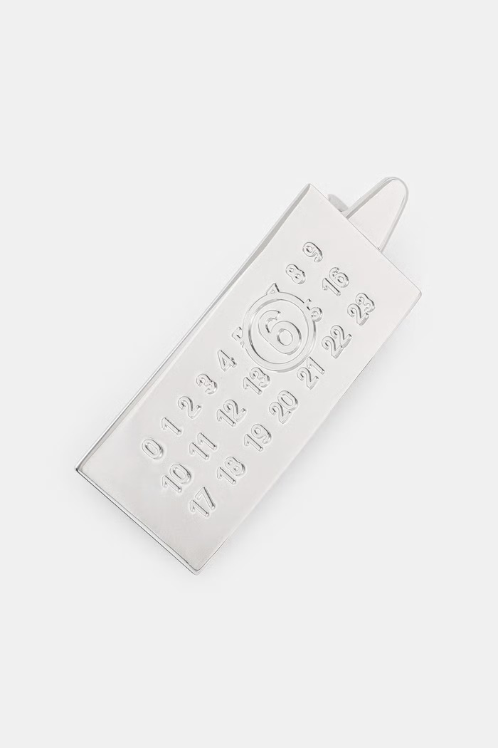 MM6 Maison Margiela Hajcsat ezüst SM6TW0014.P8860.951