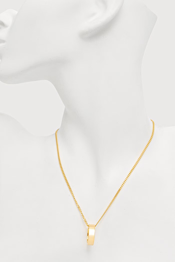 Akcesoria MM6 Maison Margiela naszyjnik damski mosiężny SM6UU0048.P7296.951 złoty
