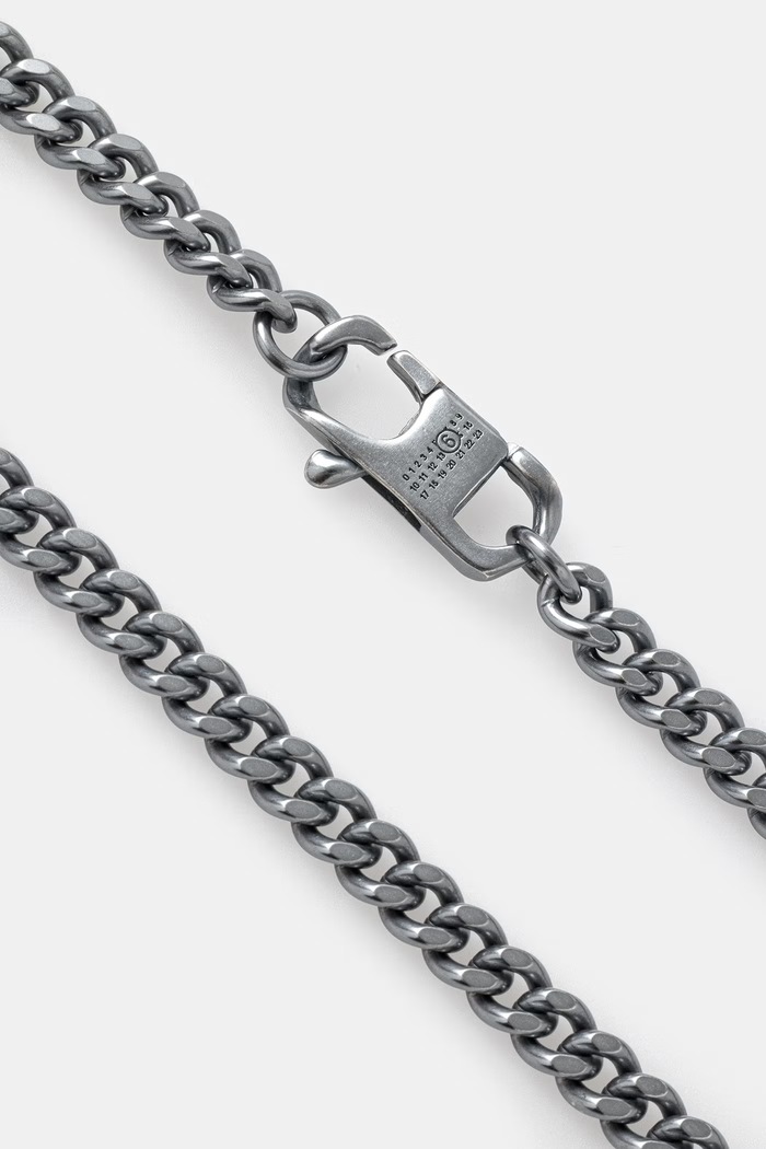 Κολιέ MM6 Maison Margiela SM6UU0083.SV0235.954 ασημί SS26