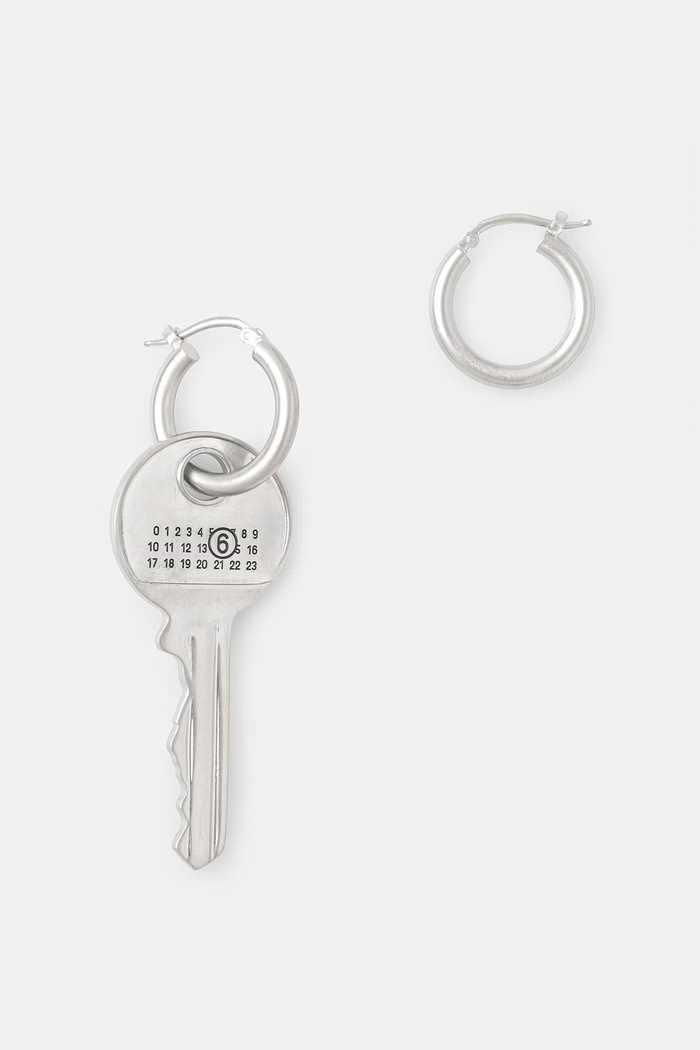 MM6 Maison Margiela Fülbevaló ezüst SM6VG0111.P7105.952