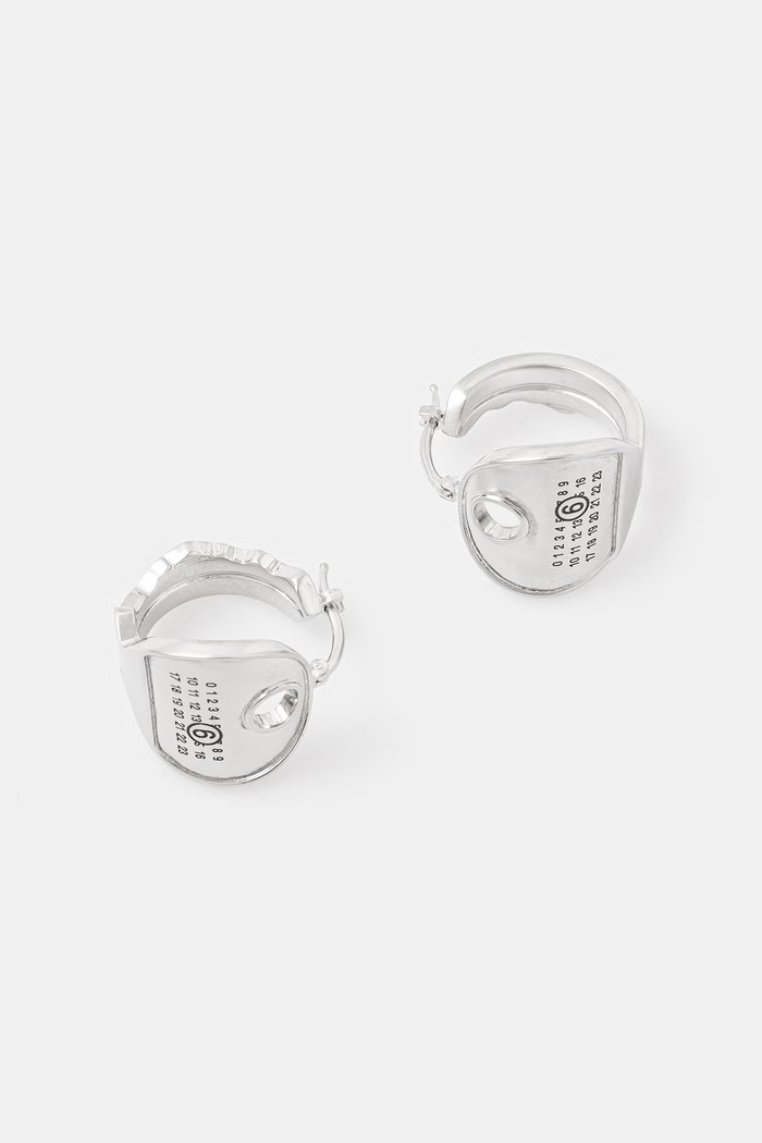 MM6 Maison Margiela Fülbevaló SM6VG0112.P7105.952 ezüst SS26