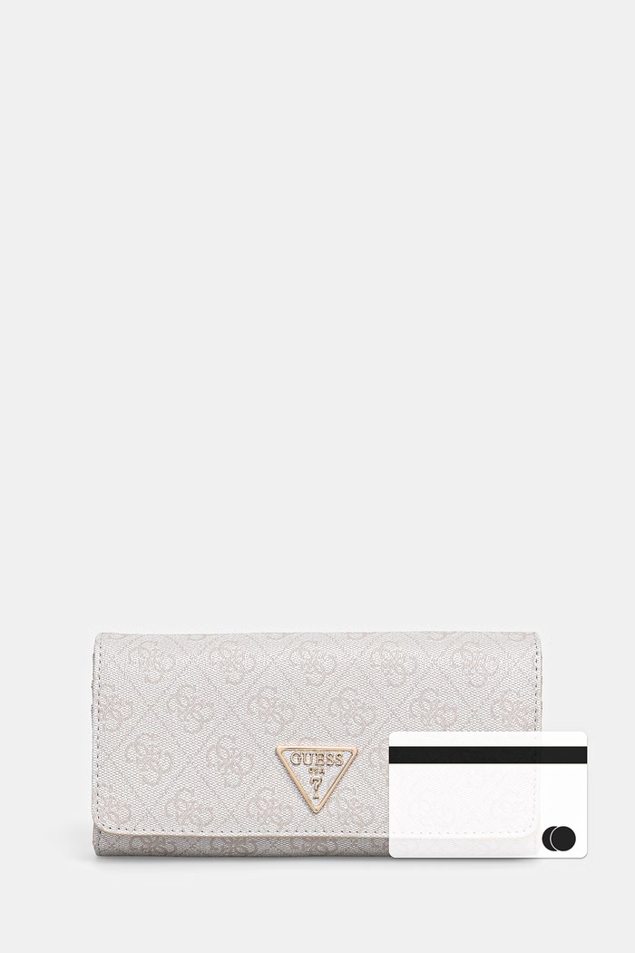 Guess portofel pentru femei, din imitație de piele LAUREL SWSG74.59155 bej