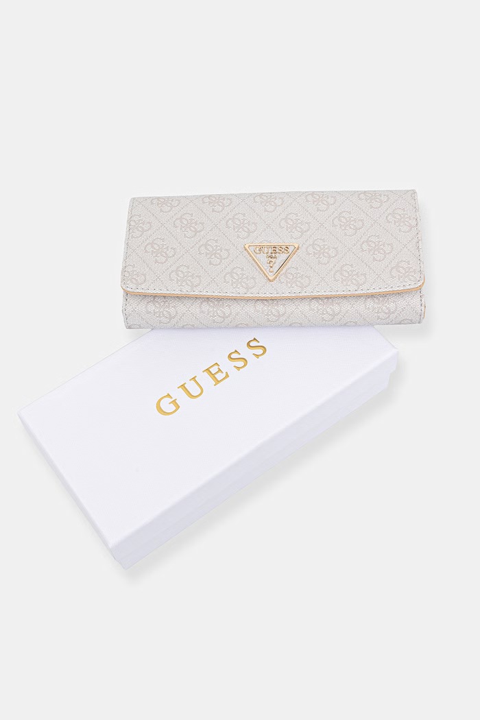 Guess portofel pentru femei, din imitație de piele LAUREL bej SWSG74.59155