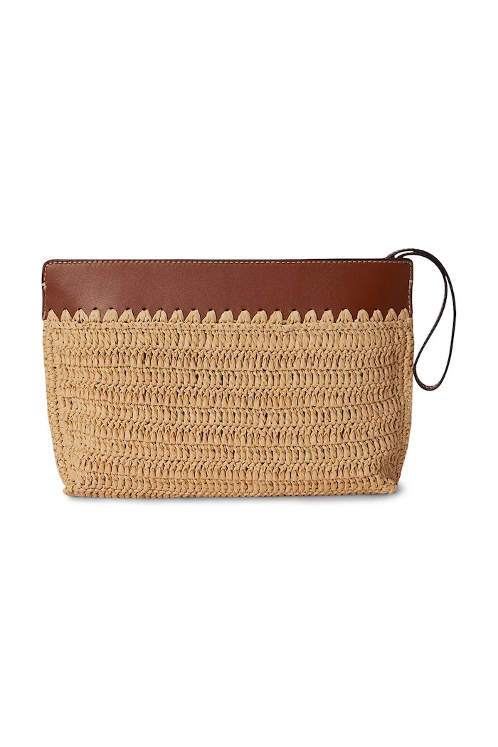 Lauren Ralph Lauren kozmetická taška dámska 432P10519 hnedá SS26