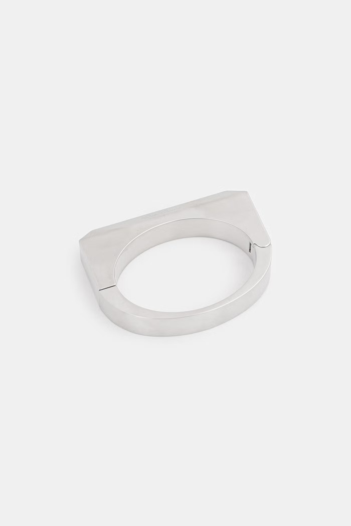 Rick Owens DRKSHDW Braccialetto Beveled argento RJ0000058.MMA